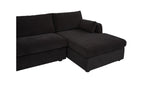 Burrow Sleeper Chaise Black Right