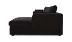 Burrow Sleeper Chaise Black Right