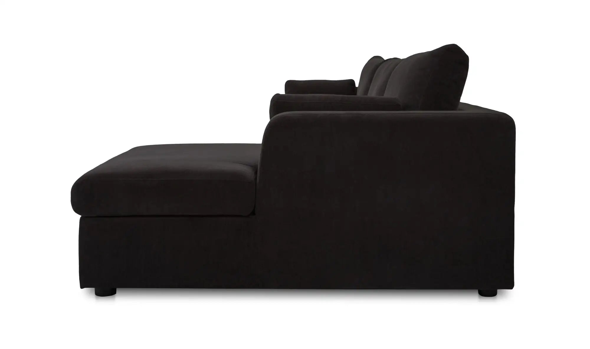 Burrow Sleeper Chaise Black Right