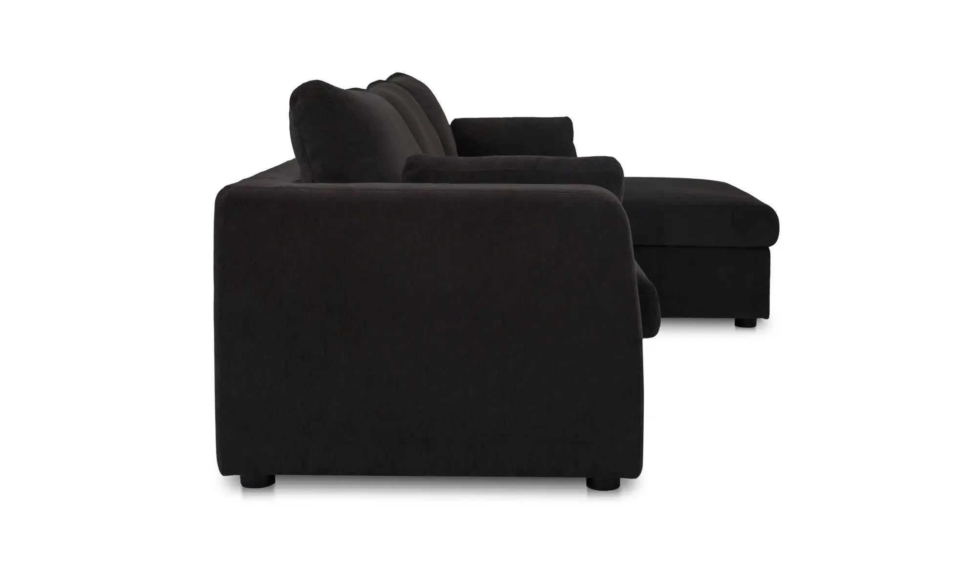 Burrow Sleeper Chaise Black Right