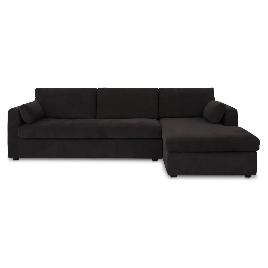 Burrow Sleeper Chaise Black Right