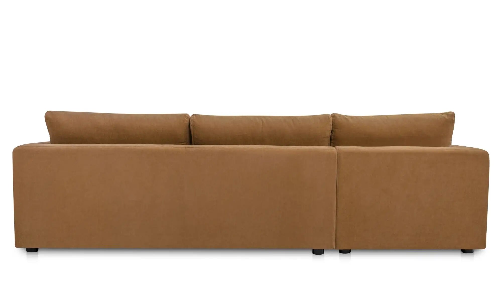 Burrow Sleeper Chaise Ginger Left
