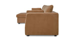 Burrow Sleeper Chaise Ginger Left