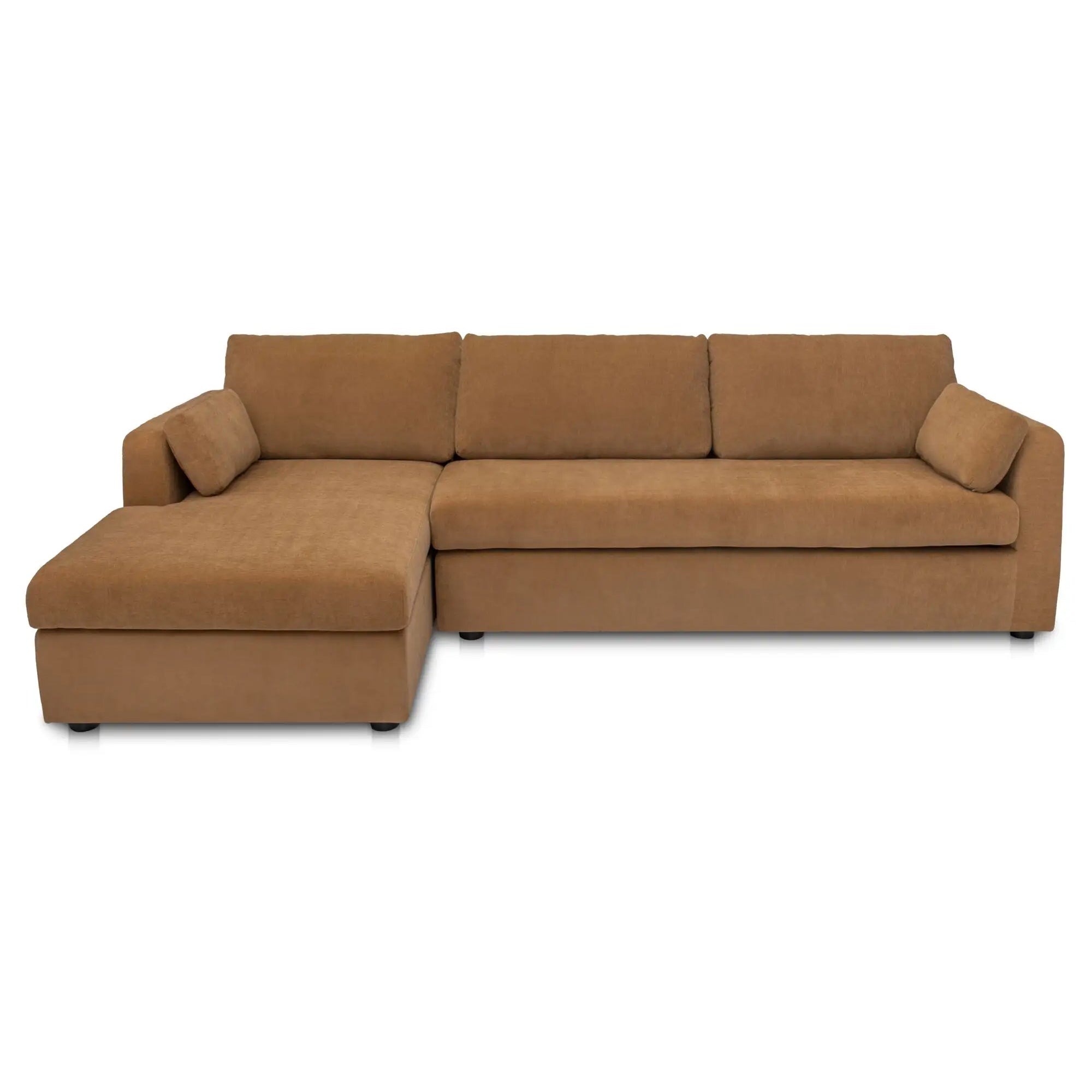 Burrow Sleeper Chaise Ginger Left