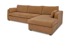 Burrow Sleeper Chaise Ginger Right