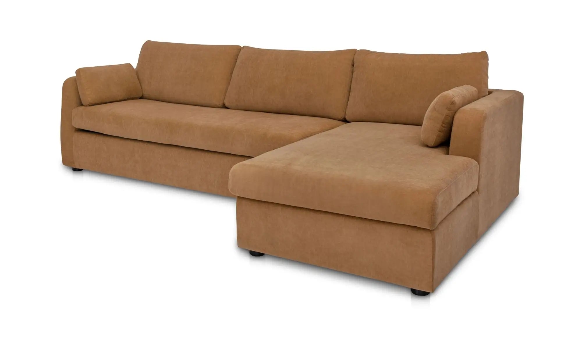 Burrow Sleeper Chaise Ginger Right