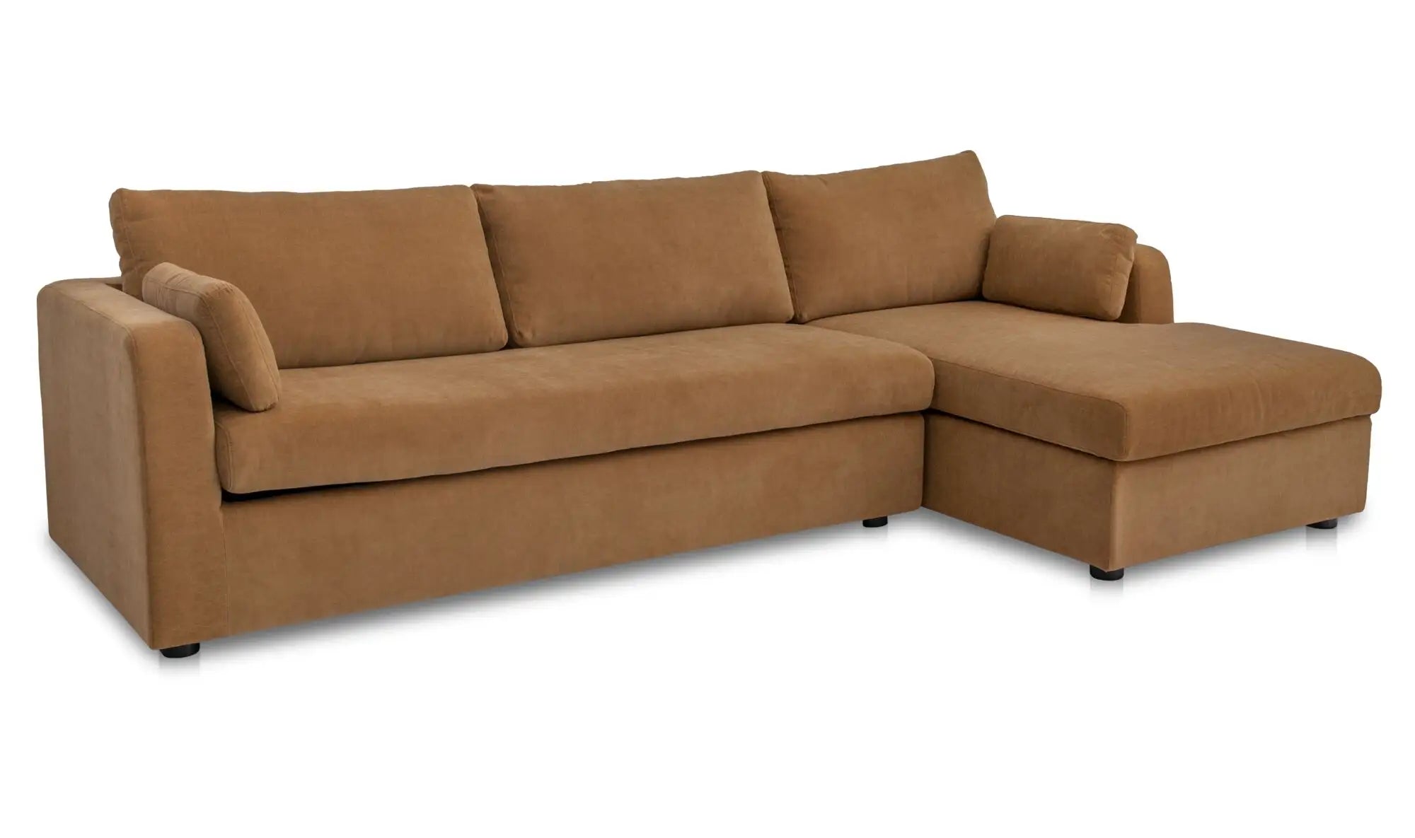 Burrow Sleeper Chaise Ginger Right