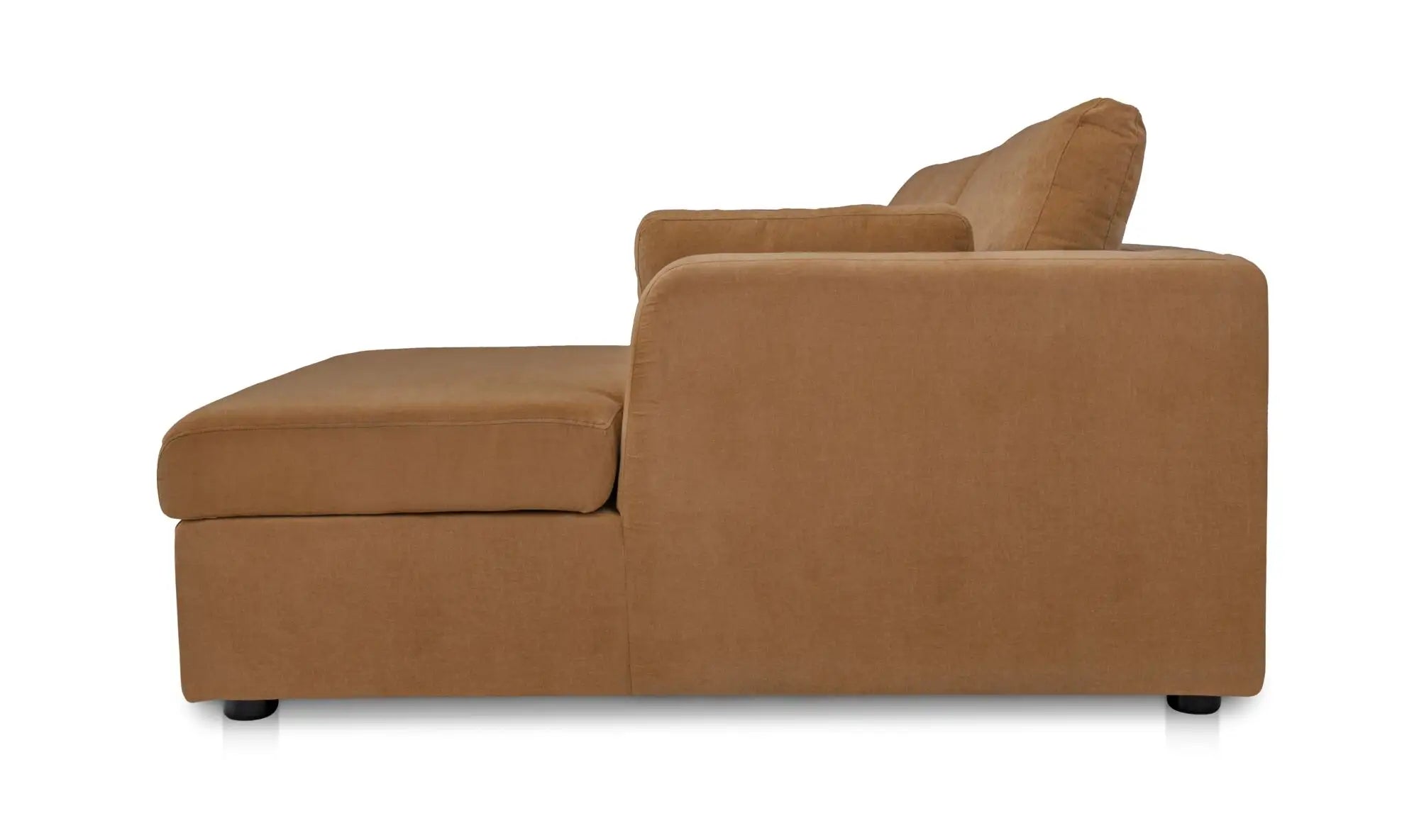 Burrow Sleeper Chaise Ginger Right