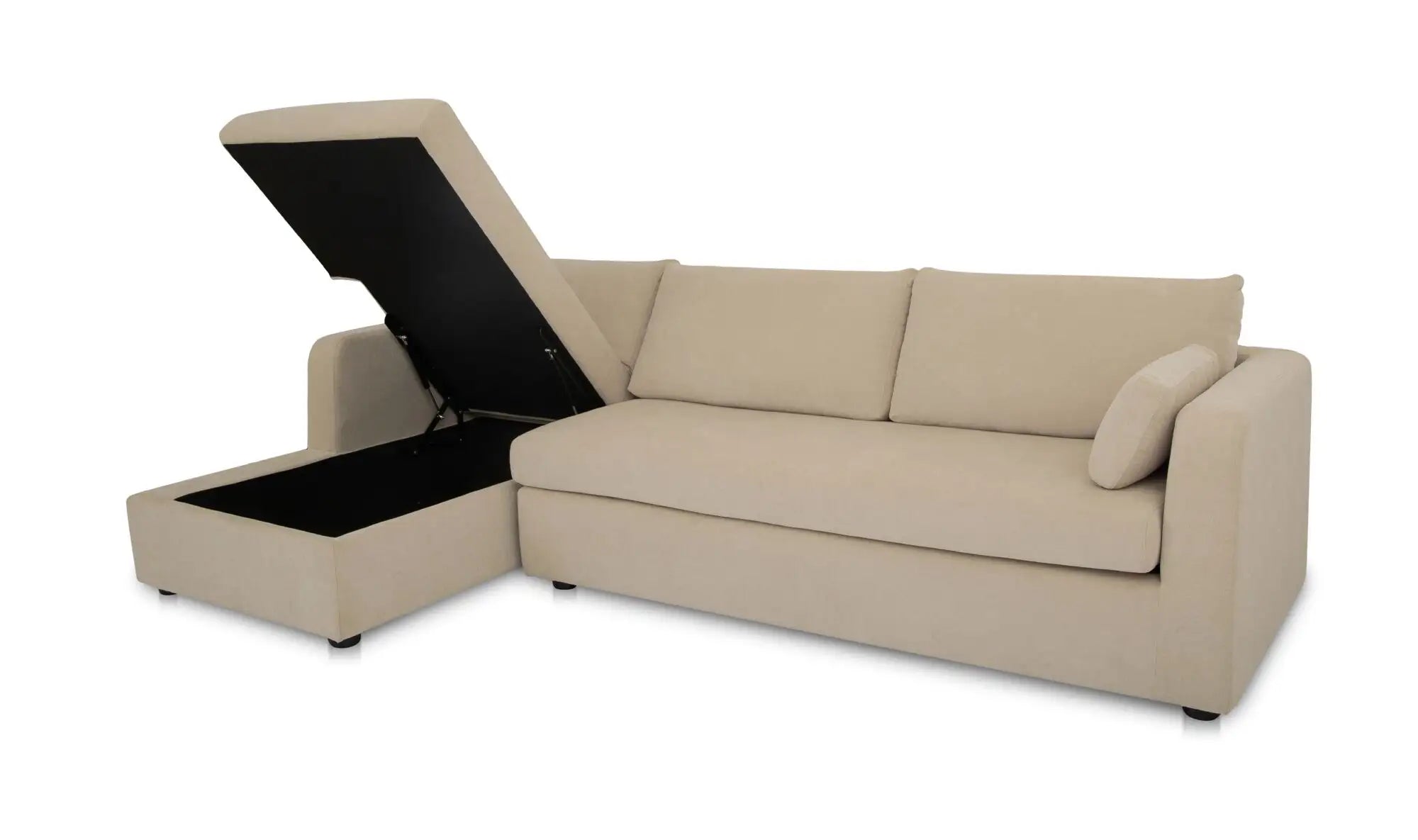 Burrow Sleeper Chaise Sand Left