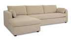 Burrow Sleeper Chaise Sand Left