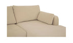 Burrow Sleeper Chaise Sand Right