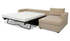 Burrow Sleeper Chaise Sand Right