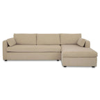 Burrow Sleeper Chaise Sand Right