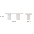 Rocca Dining Table Cream