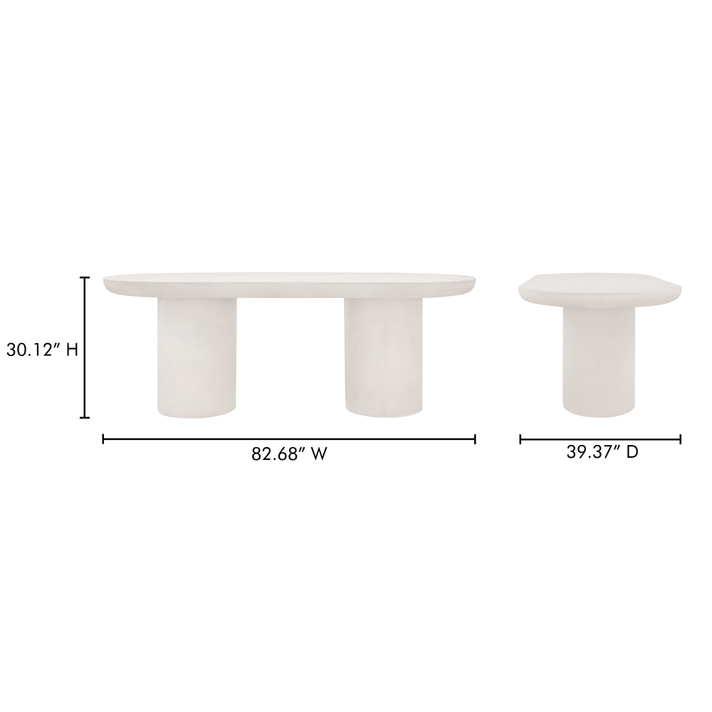 Rocca Dining Table Cream