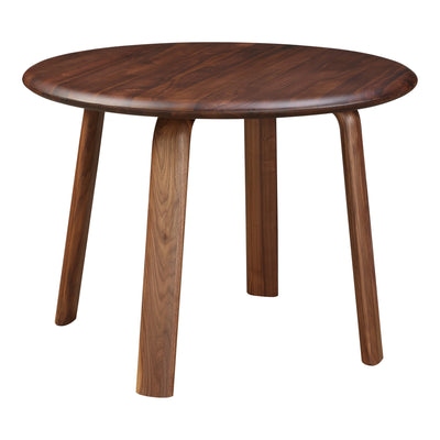 The sky is always blue with the Malibu Round Dining Table. Made from smooth walnut wood with a matt lacquer finish, this d...