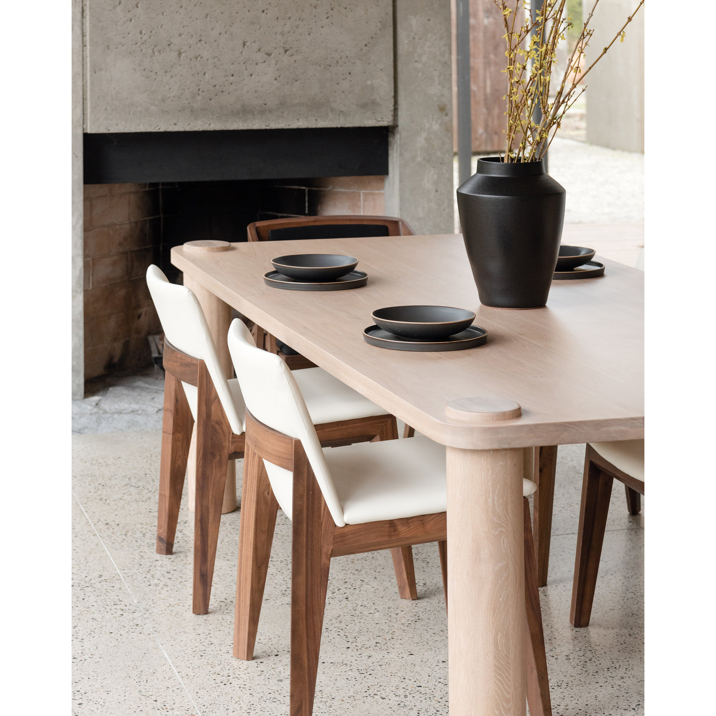 To seat our profound desire to gather together. Perfect for an open-plan kitchen or dining room with spacious seating for ...