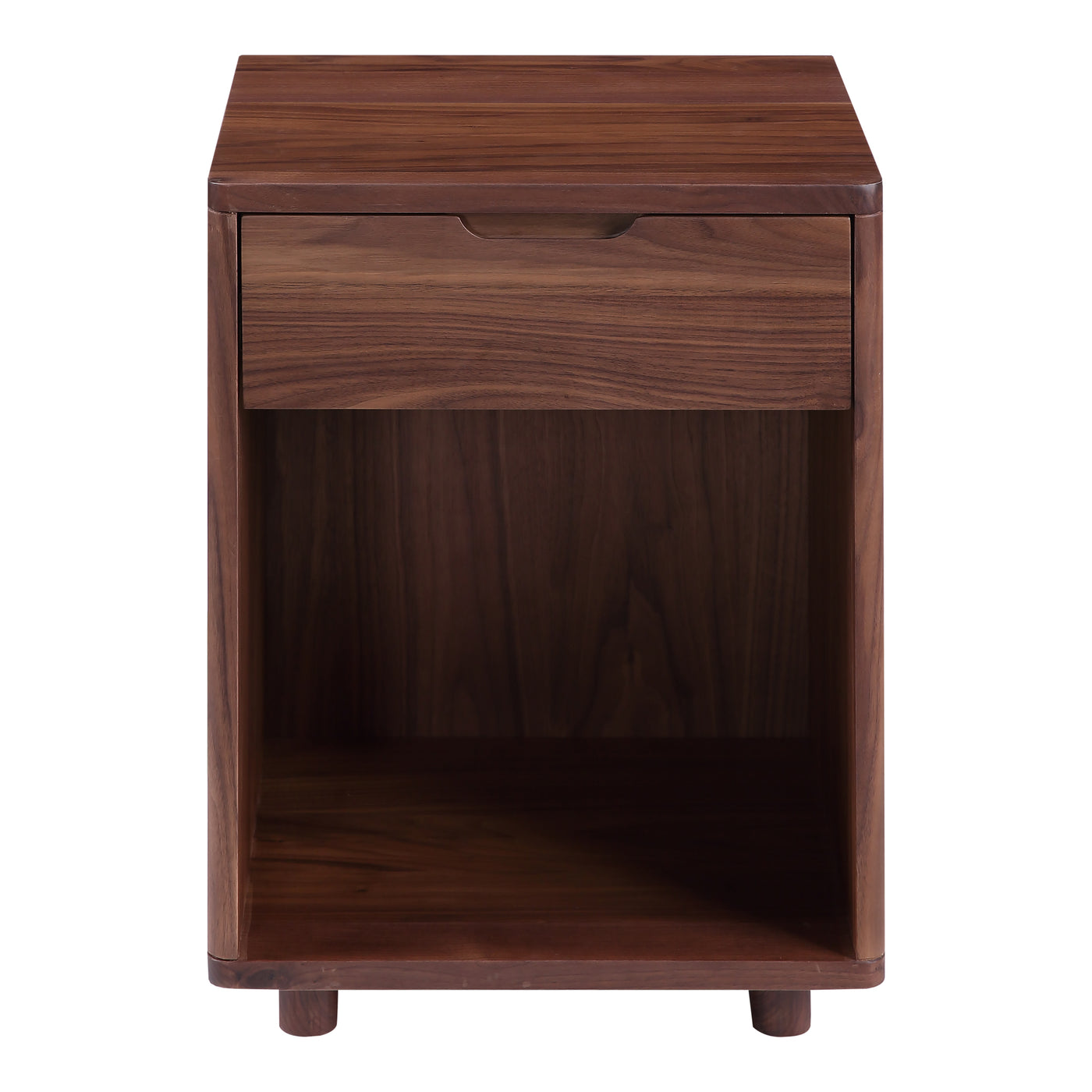 Easy, beautiful storage for the bedroom. Minimalism is captured naturally with the Osamu nightstand in solid walnut. Open ...