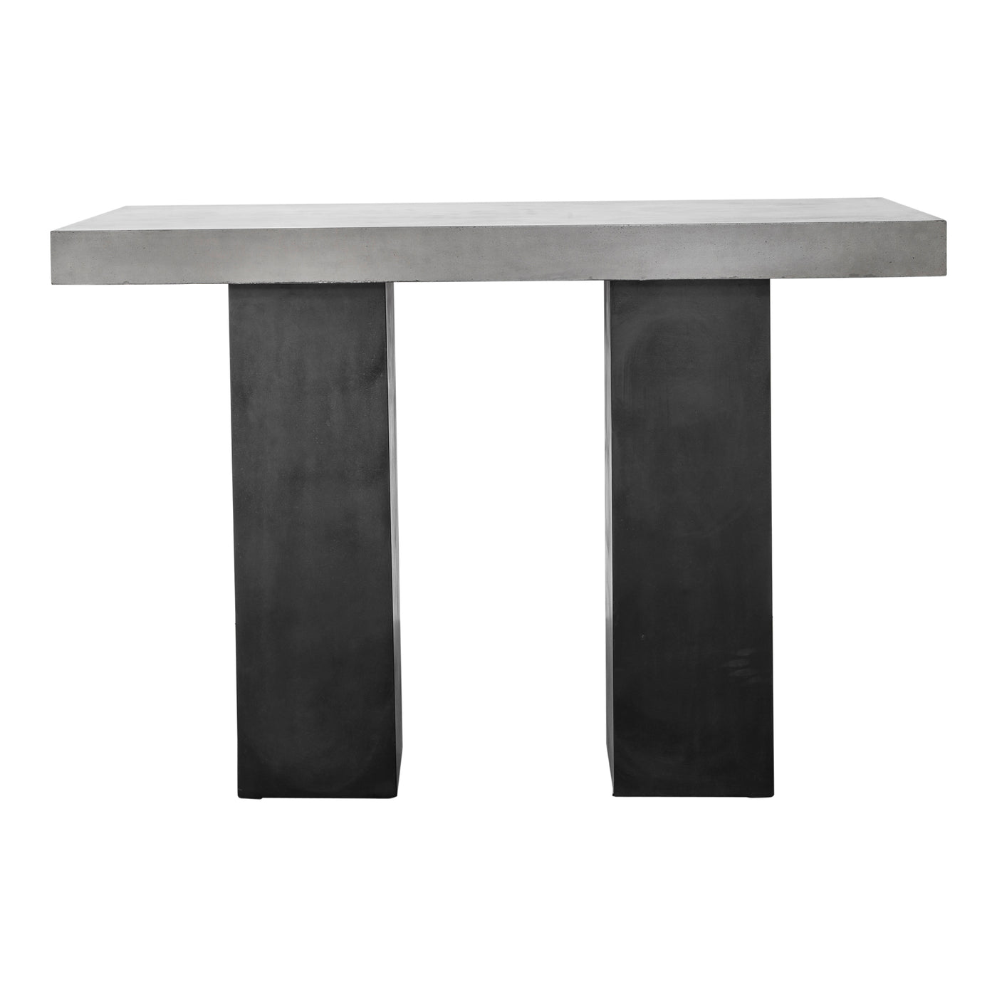 The Lithic Outdoor Bar Table offers a smooth, versatile design for your backyard or patio. Fiber reinforced natural concre...