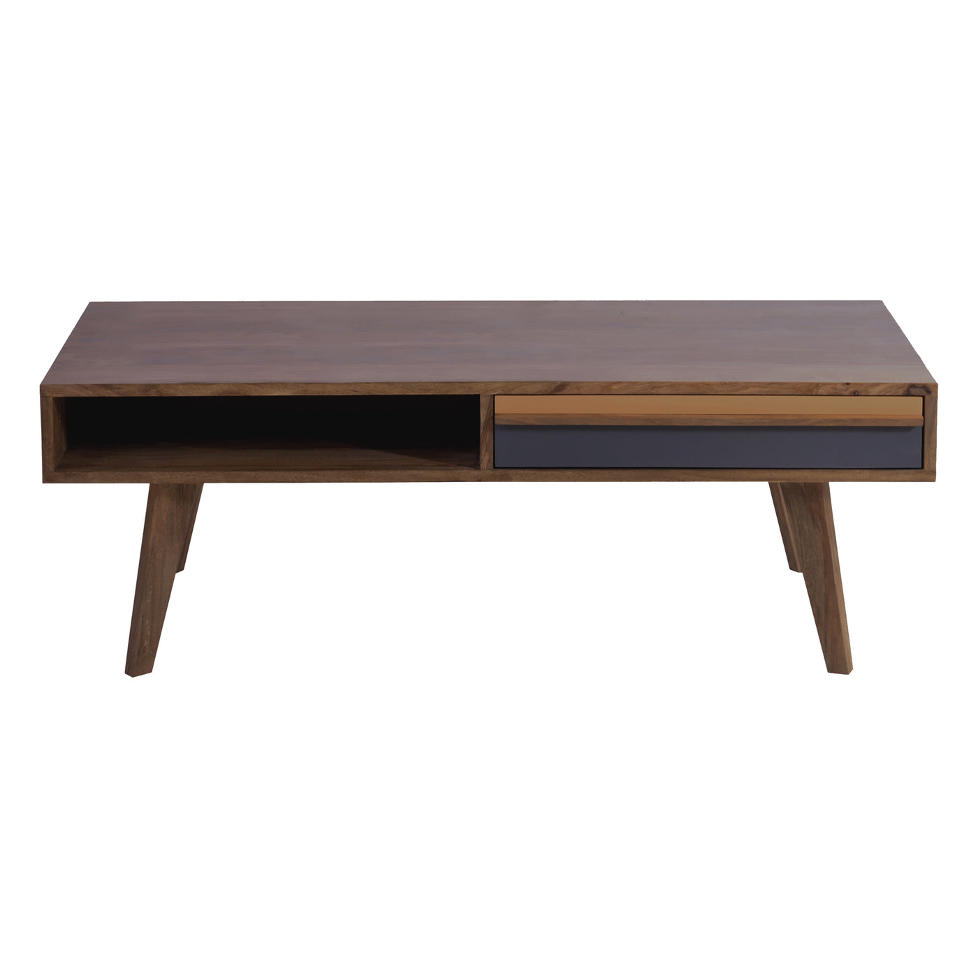 The Bliss Coffee Table's solid Sheesham wood displays unique markings that serve to be an artistic addition to your living...
