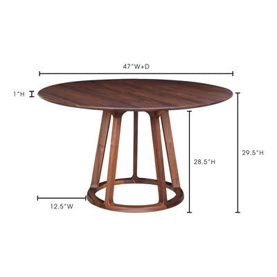 This beautifully rounded dining table is a unique accent just on its own - but would look entirely more fabulous with some...