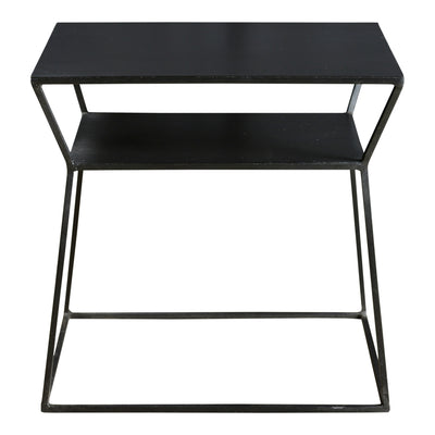 The Osaka Side Table features a solid metal construction with a matt-black finish, ideal for small spaces.
<h6>Dimensions<...