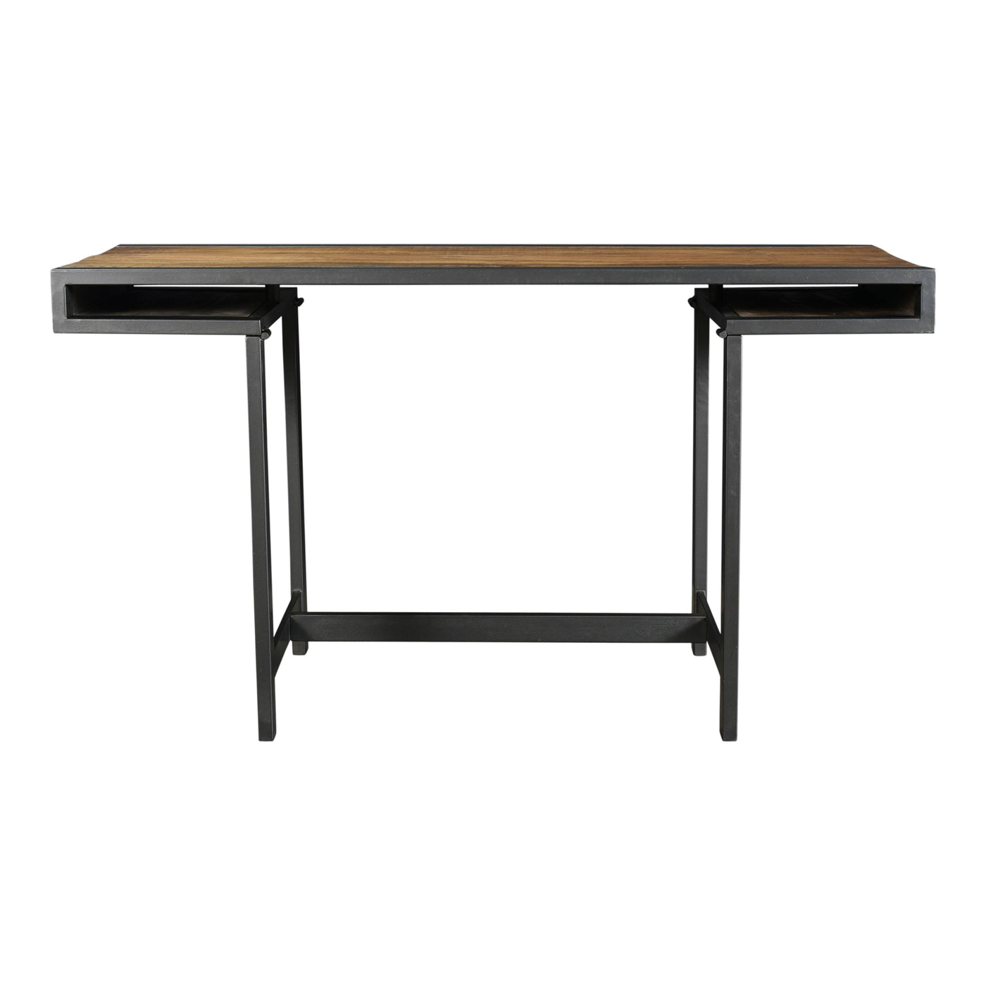 Entrenched in industrial design, the Parliament Desk's solid mango wood tabletop and iron detailing, illustrate the modern...