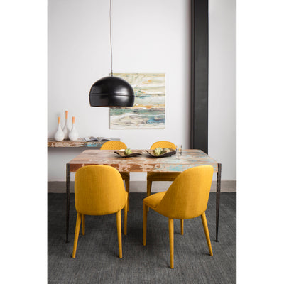 An irresistible accent for the dining room. Libby's retro vibes will complete your living space's look with this chair's g...