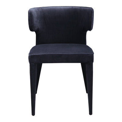 With an elegant, hourglass figure and a stunning black, polyester-velvet upholstery, this is the perfect chair to add a da...
