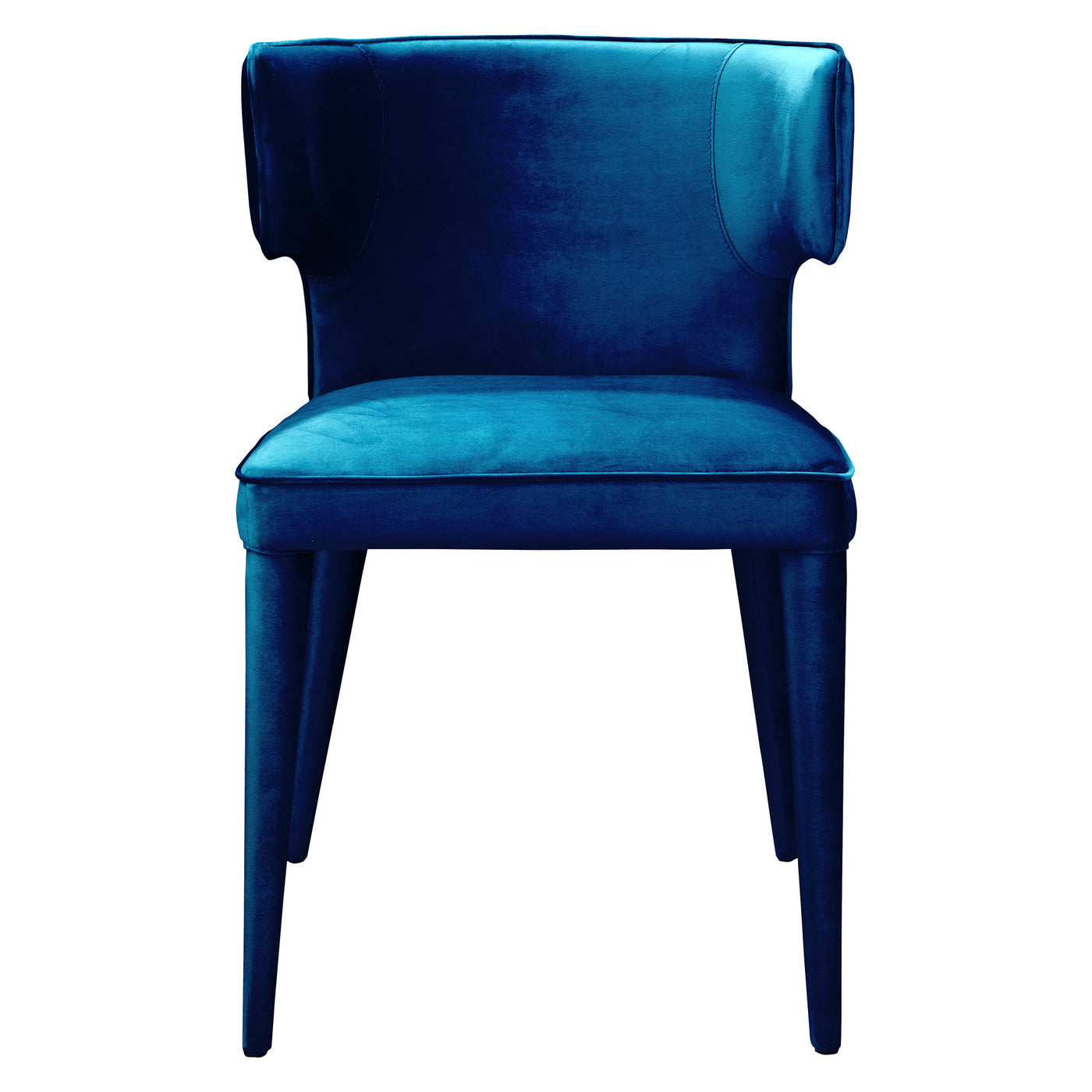 With an elegant, hourglass figure and a stunning teal, polyester-velvet upholstery, this is the perfect chair to add a pun...