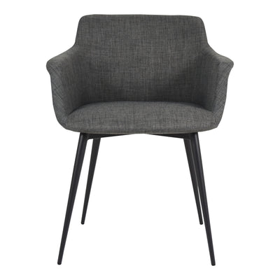 The Ronda Arm Chair is a classic mid-century design with a contemporary twist. Made with 100% polyester fabric and steel l...