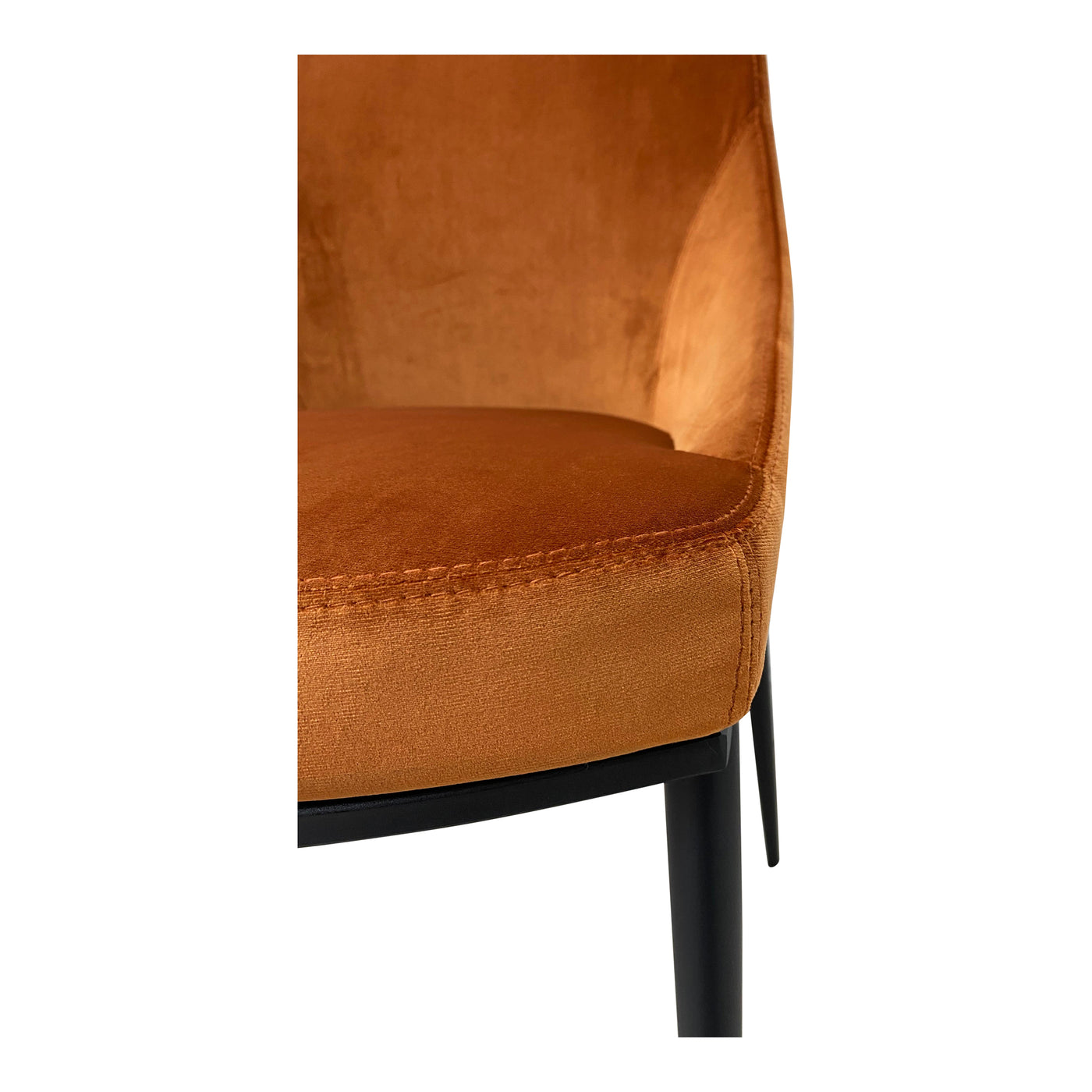 Simple and sophisticated with a modern twist. The Sedona dining chair's soft velvet upholstery and effortless style are wh...