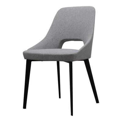 The Tizz dining chair is an elegant addition to the dining area, its gently curving silhouette and slender steel legs comi...