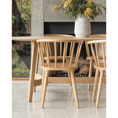 A quiet appreciation of style balanced with function. Our Norman dining chair design is a true dining delight with its cla...