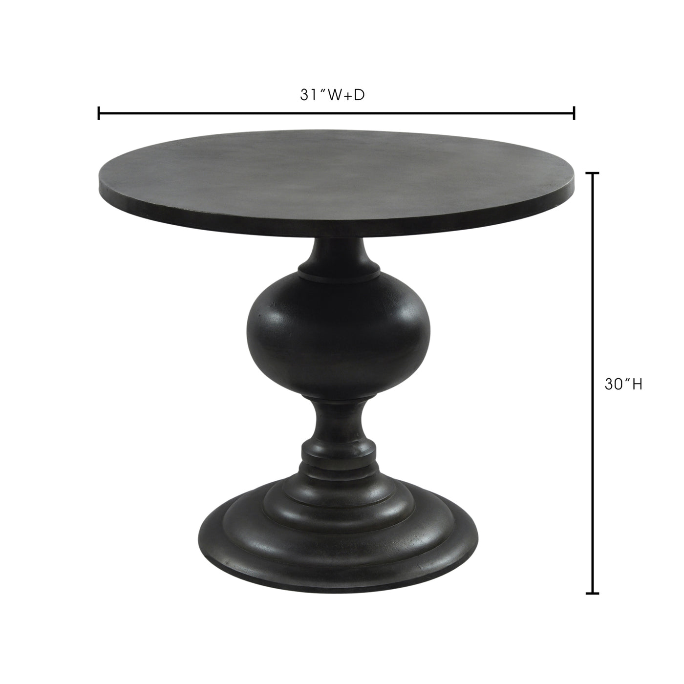 Deservingly of centerstage, this dining table does not shy away from its statement. Retro with a modern twist, the Lexie d...