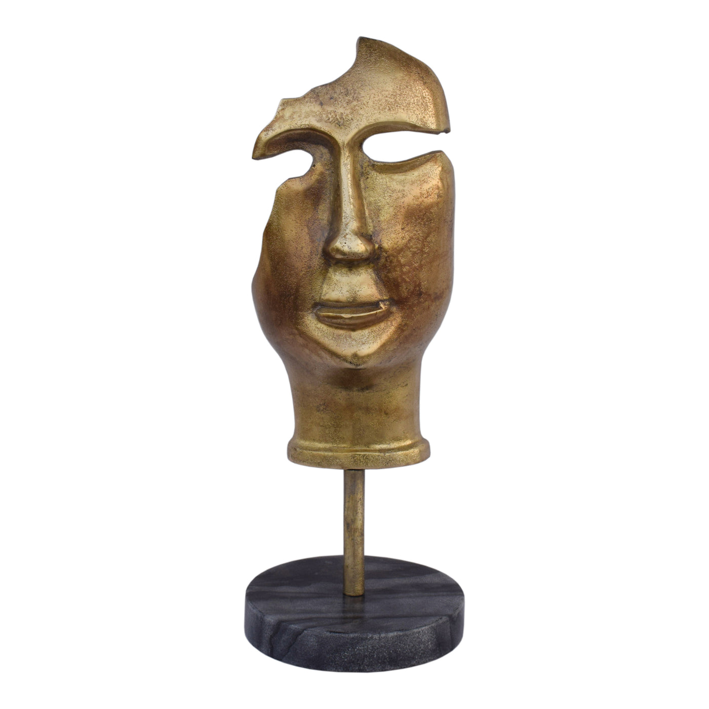 Golden Mask On Stand