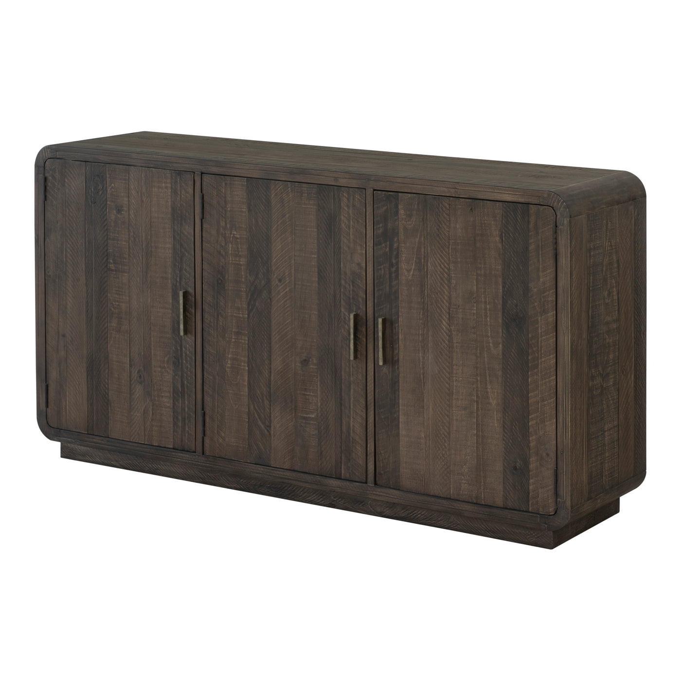 Earthy, on-trend rustic style has been rounded into a minimal silhouette with the Monterey dining credenza. This sideboard...