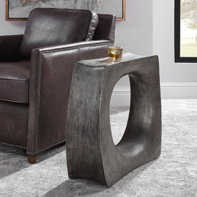 Mixing Art With Function, This Unique Accent Table Fits Perfectly Beside A Chair Offering A Resting Place For A Drink Or B...