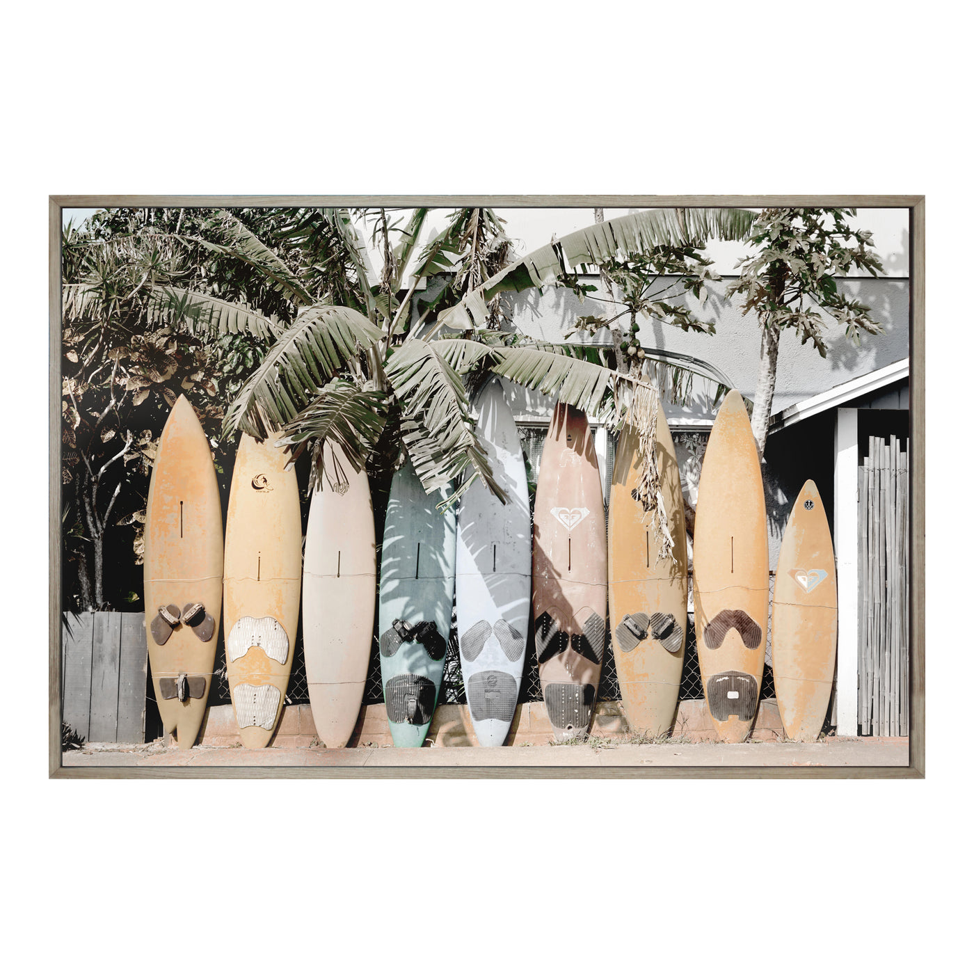 The Surfs Up Wall Decor features an ink on canvas making it easy to hang perfect for your beach house.
<h6>Dimensions</h6>...