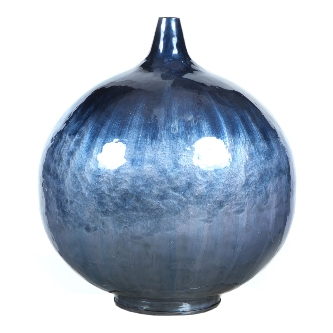 A deep blue glaze fades in the Abaco Vase. Filled with fresh or dried flowers, this vase adds a pop of color to any space....