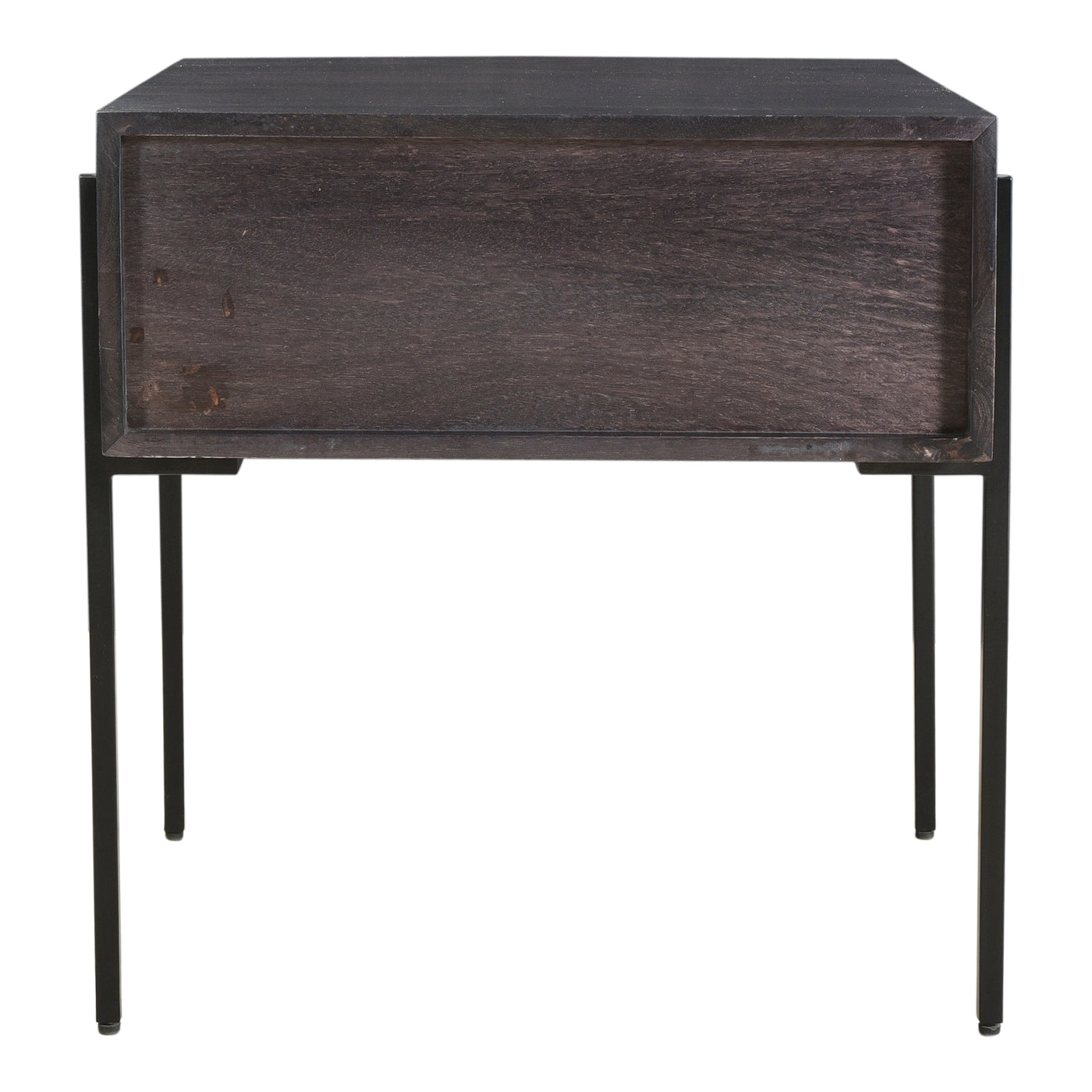 Bring the rich organic hues of solid mango wood into your living room with the Tobin Side Table. One spacious drawer provi...