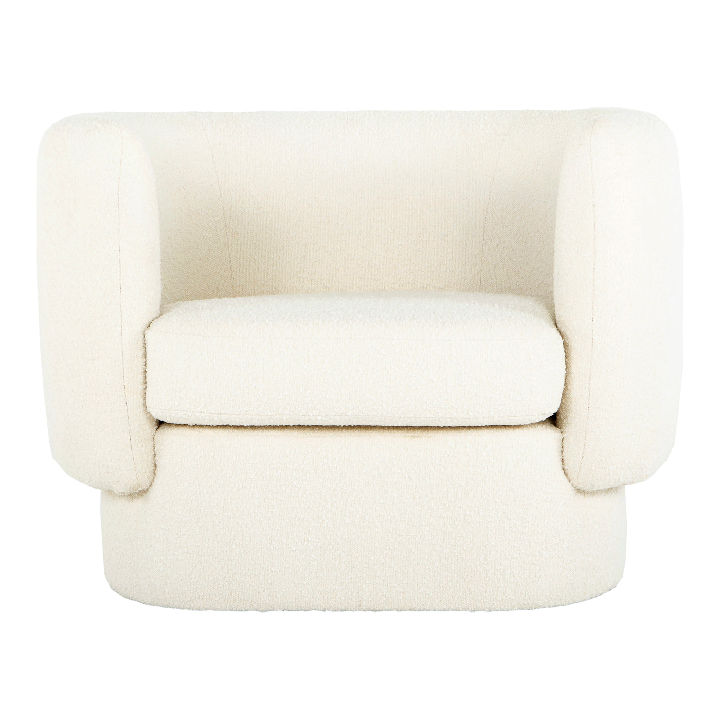 Like sitting on a cloud, the Koba chair comes in cream white with sumptuous form and curved lines. Foam filling, nozag spr...