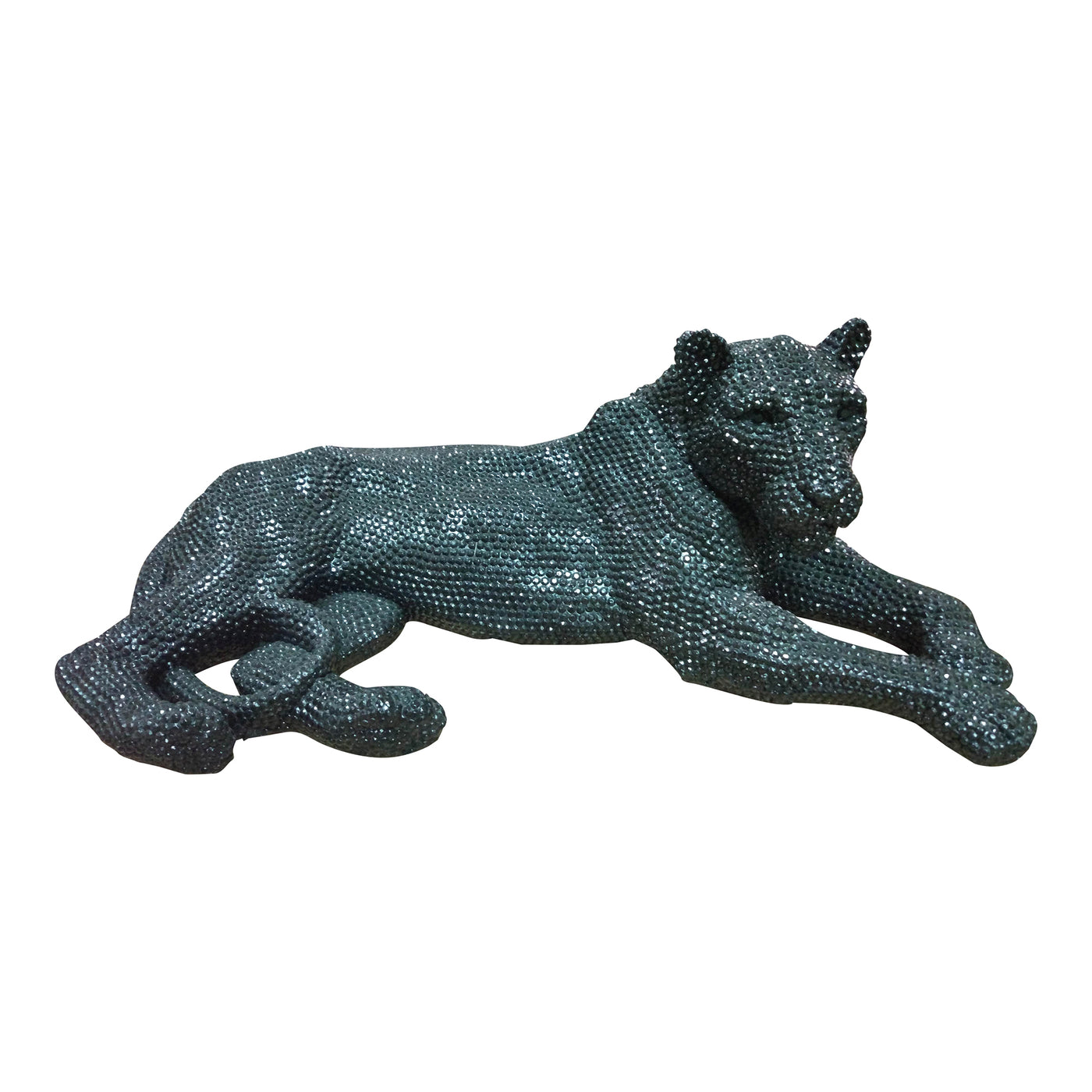 Majestic in nature, this Panther statue, or Jaguar if you prefer, is molded from polyresin making it lightweight and durab...