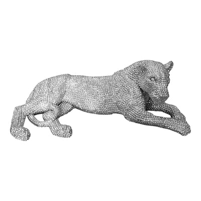 Majestic in nature, this Panther statue, or Jaguar if you prefer, is molded from polyresin making it lightweight and durab...