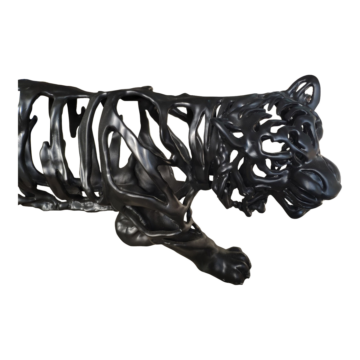Nature takes on a contemporary modern look with the Tiger Stripes statue. The sculpture outlines the form factor of this a...