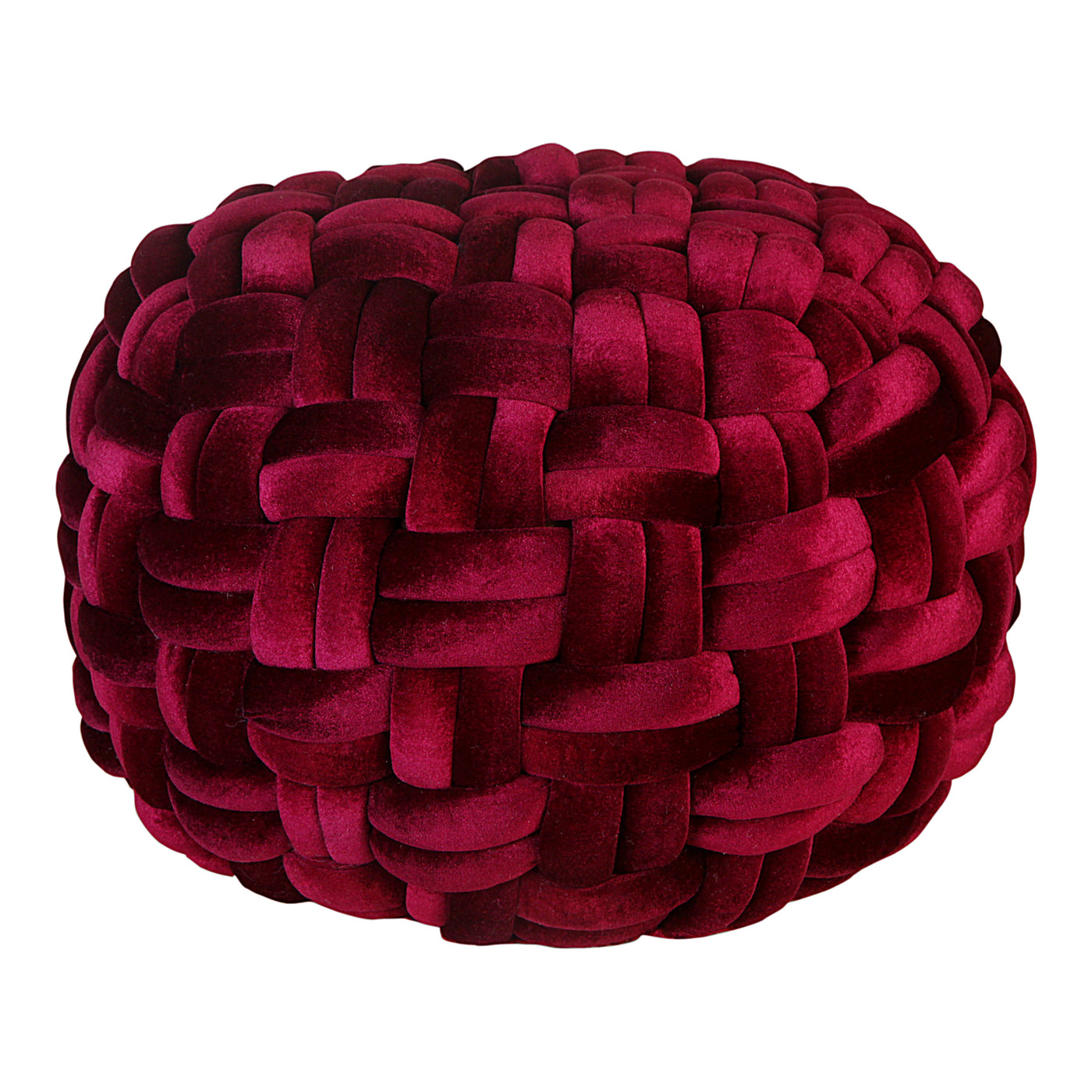 When it comes to occasional seating, you just can't beat a Pouf! This stylish version features a shiny velvet, in a thick ...