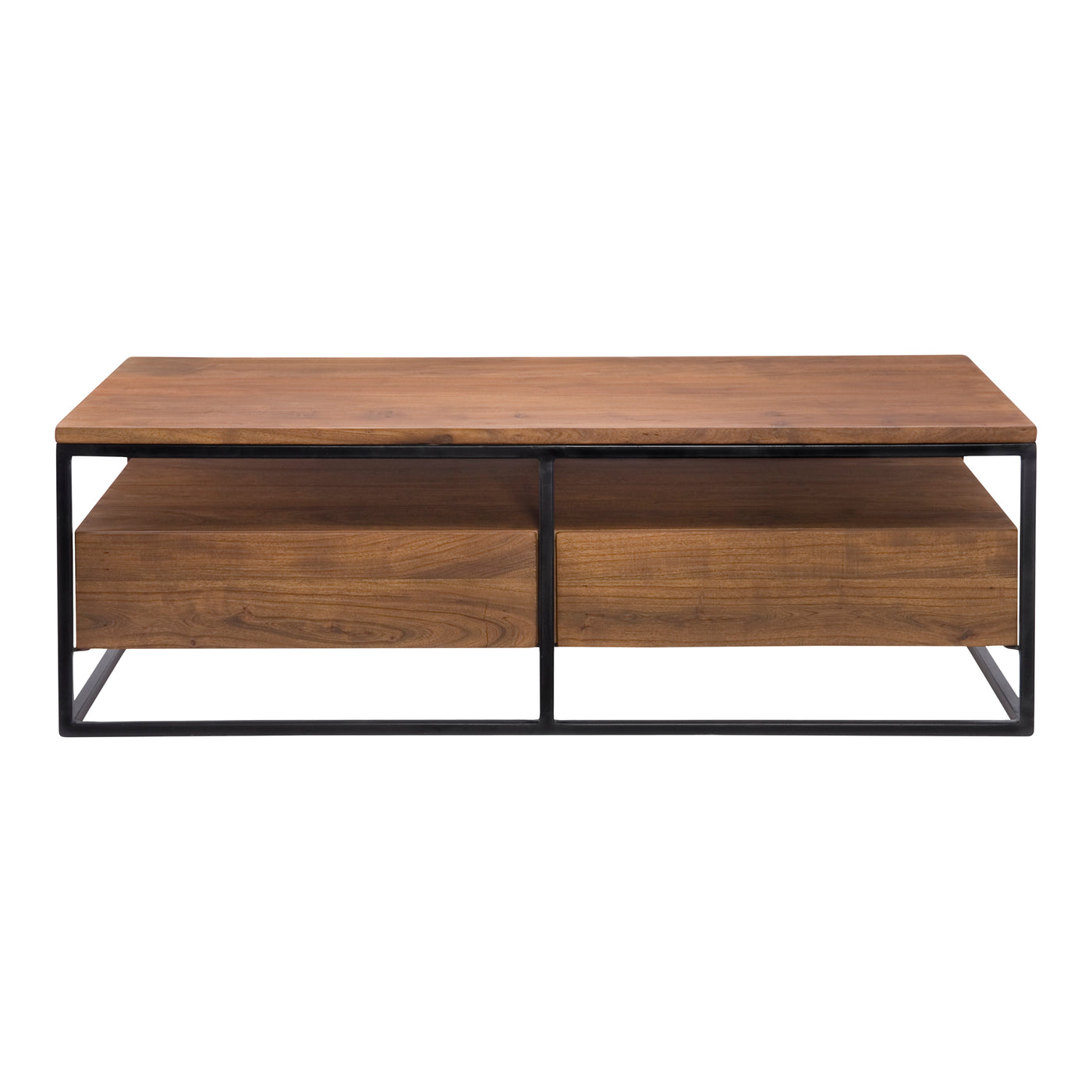 The Vancouver Coffee Table is a sleek contemporary style constructed with an iron frame and solid acacia wood mix. Its des...