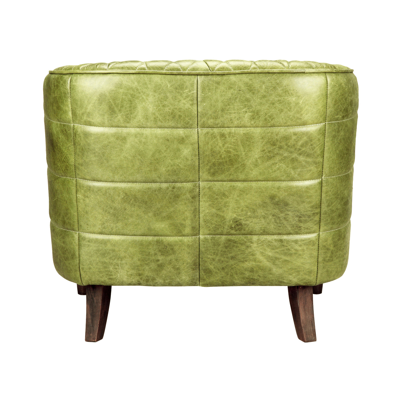 Rustic top-grain leather with a finely-tailored, diamond-tufted seat and back give the Magdelan a high-end, designer appea...