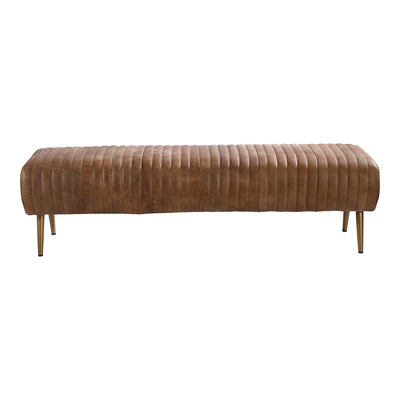 There's no classier place to put on your feet. The Endora bench features a smooth, top-grain cowhide leather in a ribbed s...