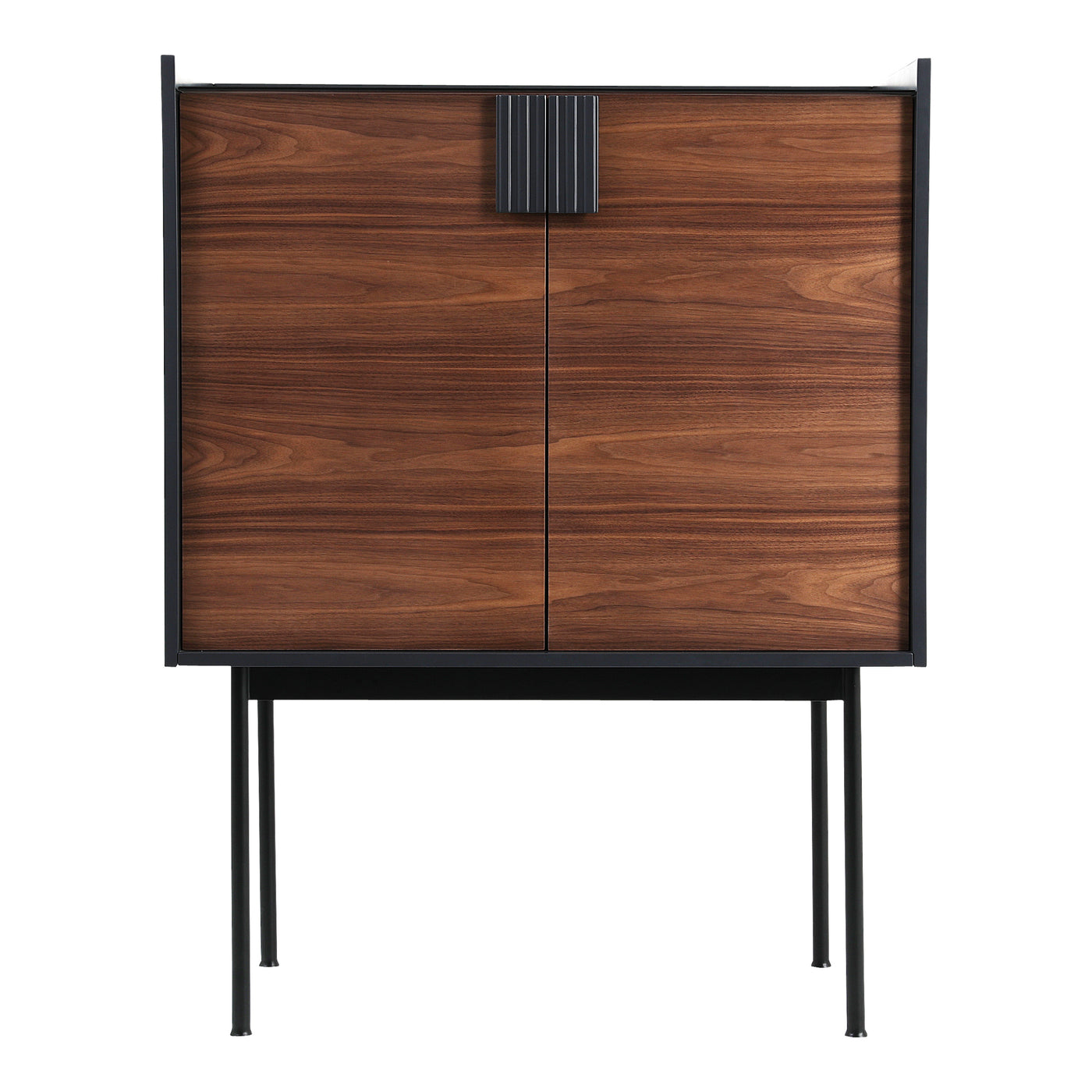 Make the perfect cocktail atop the Yasmin Bar Cabinet. A two-door storage compartment reveals shelving for bottles and gla...